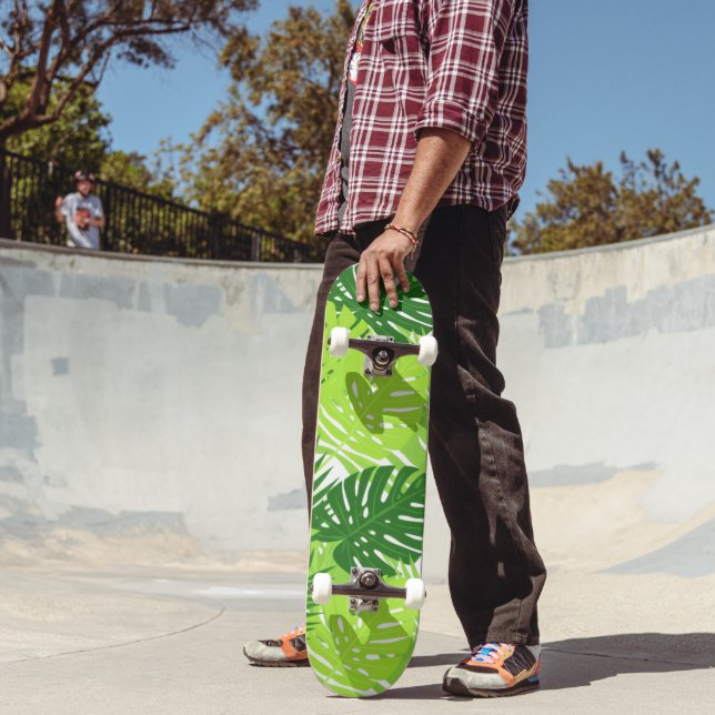 Monstera Leaf Professional Skateboard  (Extérieur 2)