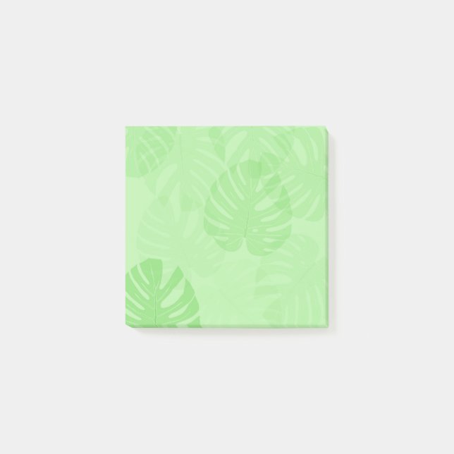 Monstera Leaves Post-it Notes (Devant)
