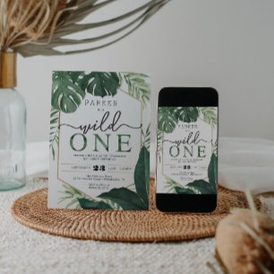 Monstera tropicale Wild One Premier Invitation d'a