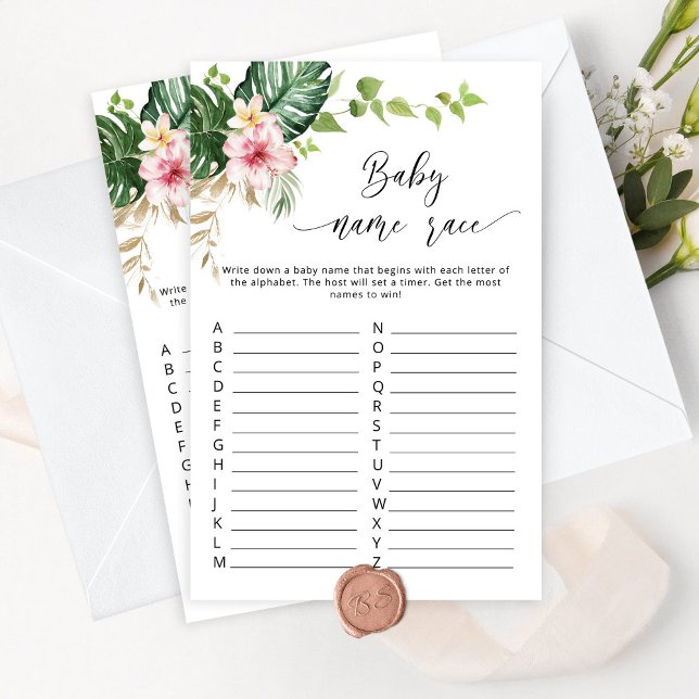 Monstère tropicale Baby nom race jeu (Créateur téléchargé)