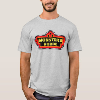 Monsters Horde Retro Pizza Place T-Shirt