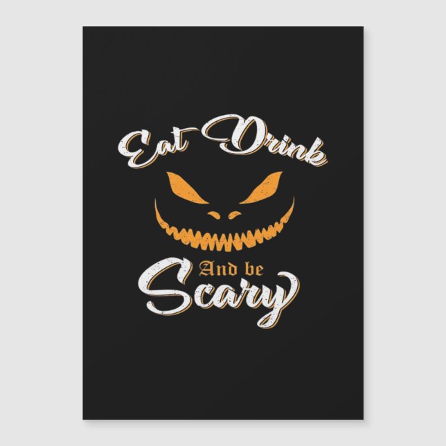 Monstre de citrouille effrayant Halloween (Devant)