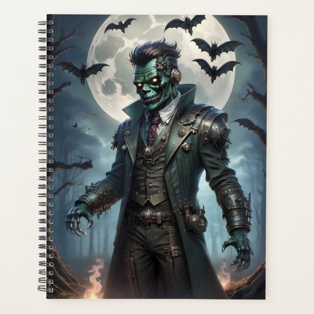 Monstre de Frankenstein Steampunk Halloween (Devant)