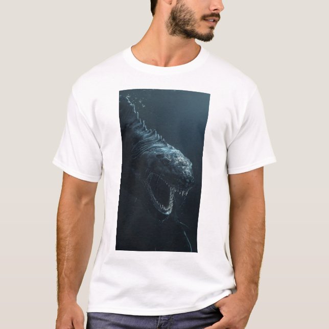 Monstre De Mer Profonde T-Shirt De 1000 Mètres De  (Devant)