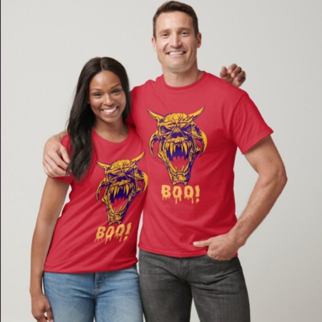 Monstre Fierce BOO Halloween Tshirt design effraya (Créateur téléchargé)