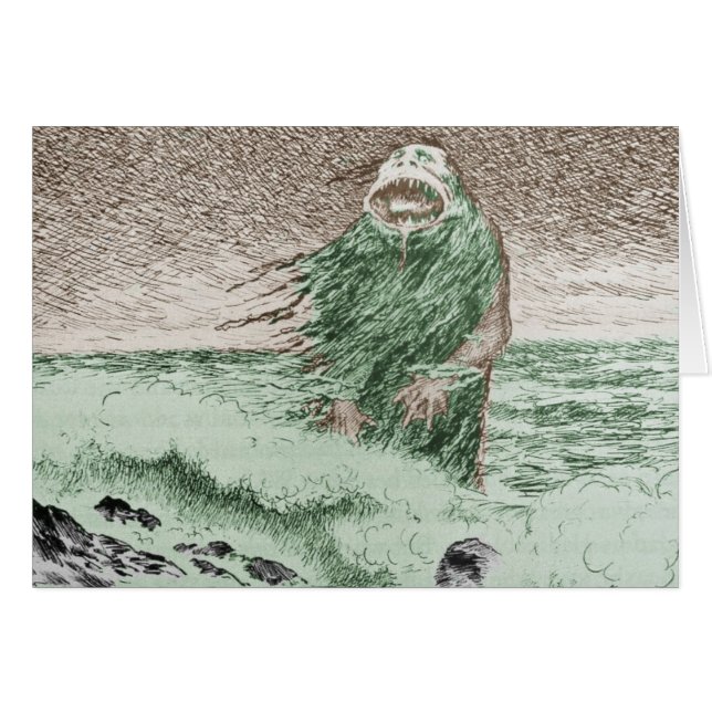 Monstre sortant de l'eau (Devant horizontal)