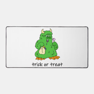 Monstre vert amical pour Halloween