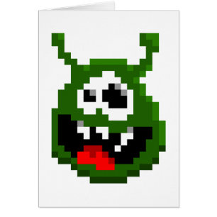 Monstre Vert - Pixel Art