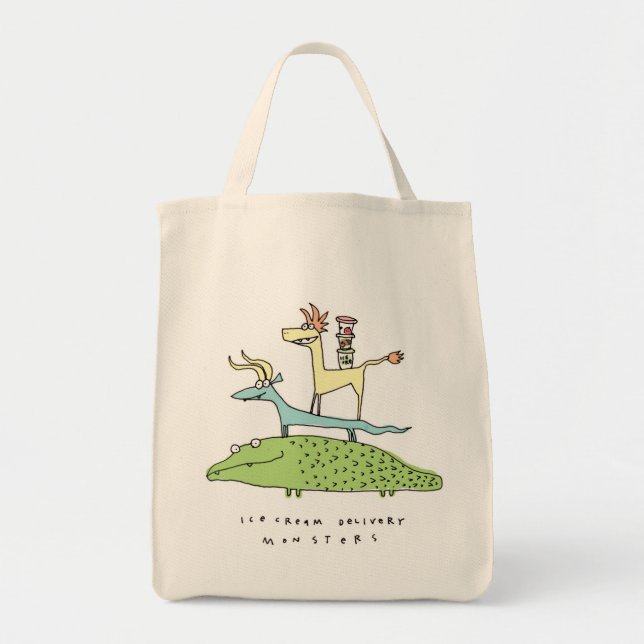 Monstres de la livraison de crème glacée - sacs (Devant)