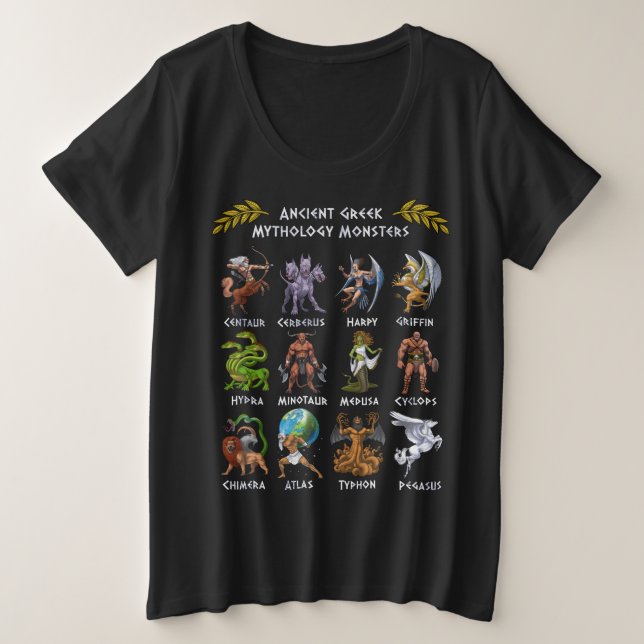 Monstres de mythologie grecque antique (Design devant)