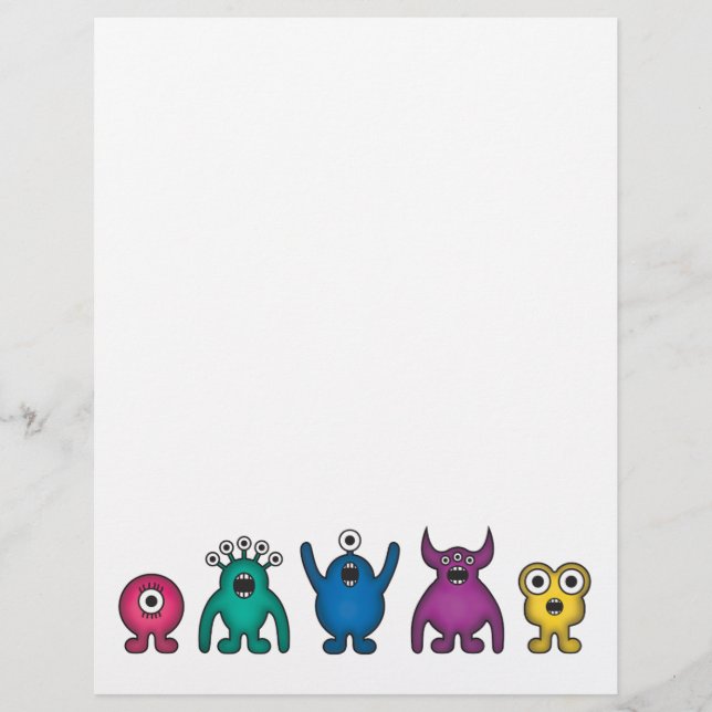 Monstres extraterrestres arc-en-ciel (Devant)