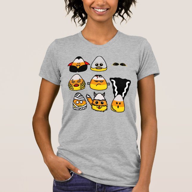 Monstres Hollywood classique T-shirt Corn bonbon (Devant)