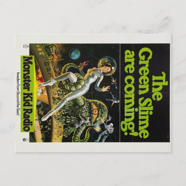 Monstres minces de Monster Kid Radio carte postale (Devant)