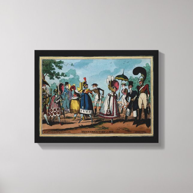 Monstrosités de 1818 ~ 14.67x11.75 toile épaisse (Recto)