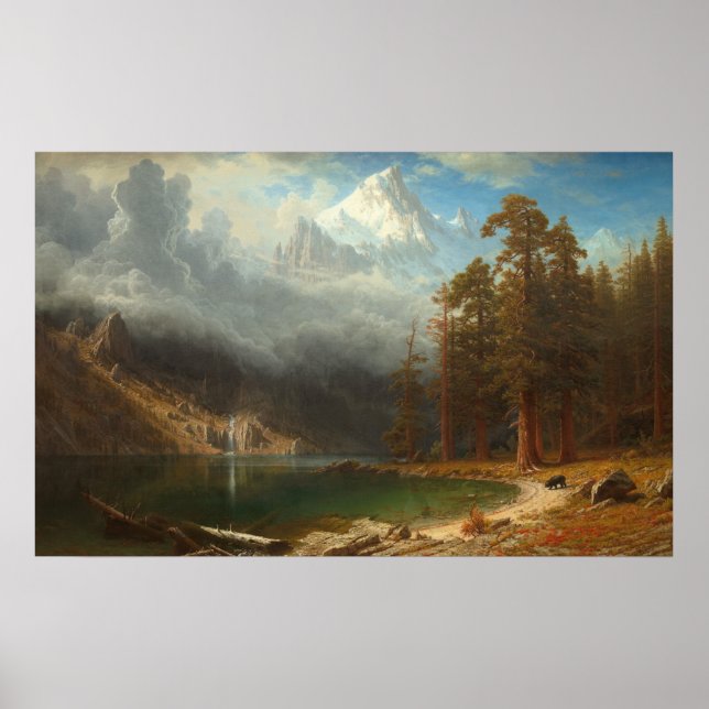 Mont Corcoran - Albert Bierstadt Poster d'art (Devant)