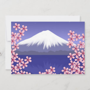 Mont Fuji et fleurs de cerisier