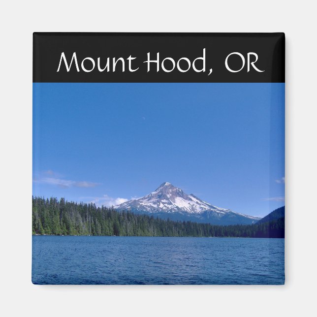 Mont Hood, Lost Lake Magnet (Devant)