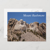 Mont Rushmore - carte postale (Devant / Derrière)