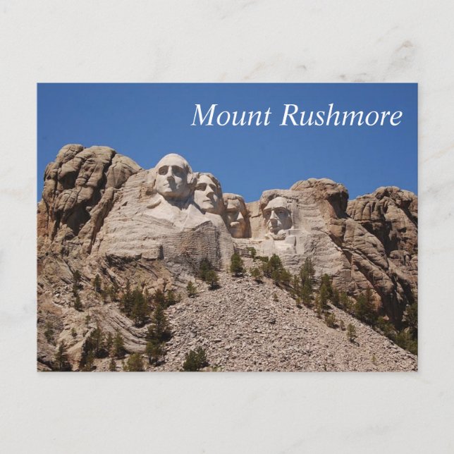 Mont Rushmore - carte postale (Devant)