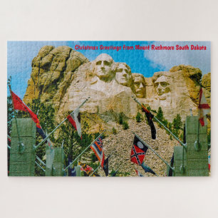 Mont Rushmore Dakota du Sud. Jigsaw Puzzle