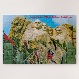 Mont Rushmore Dakota du Sud. Jigsaw Puzzle