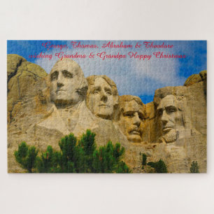Mont Rushmore Dakota du Sud Puzzle