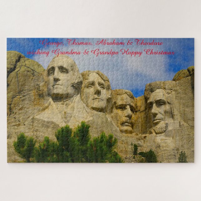 Mont Rushmore Dakota du Sud Puzzle (Horizontal)