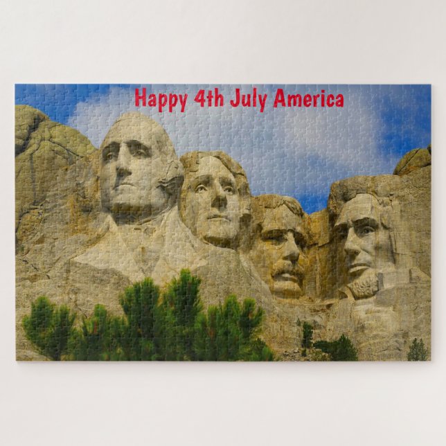 Mont Rushmore Dakota du Sud Puzzle (Horizontal)