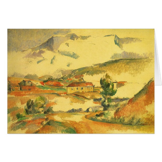 Mont Sainte Victoire par Paul Cezanne, Art Vintage (Devant horizontal)