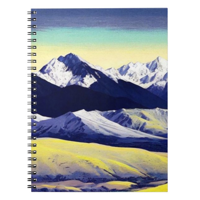 Montagne Abstraite | Journal carnet (Devant)