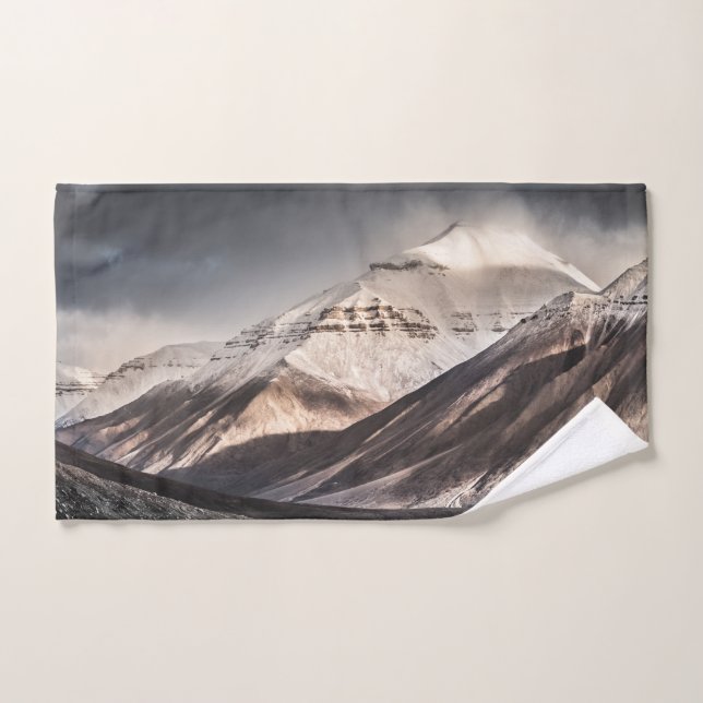 Montagne de Svalbard (Serviette à main)