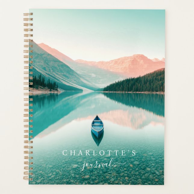 Montagne du lac Canoë Personnalisé (Devant)