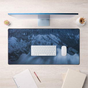 Montagne majestueuse Mangart réflexion Lac de Fusi