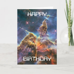 montagne mystique, carte d'anniversaire d'image hu