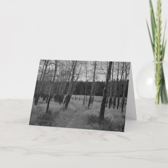 Montagne rocheuse Aspen, carte de note par la (Devant)