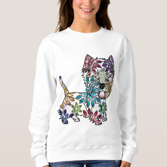Montagne Terrier blanc occidentale - sweatshirt (Devant)