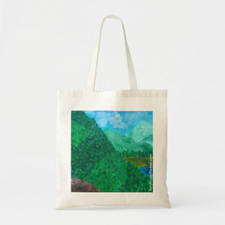 montagne vue toile fourre-tout sac shopping