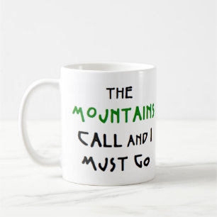 montagnes appellent tasse de café