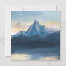 Montagnes au coucher du soleil