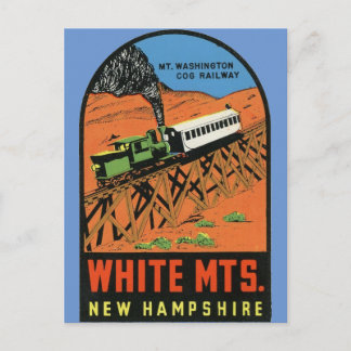 Montagnes Blanches, New Hampshire Carte postale