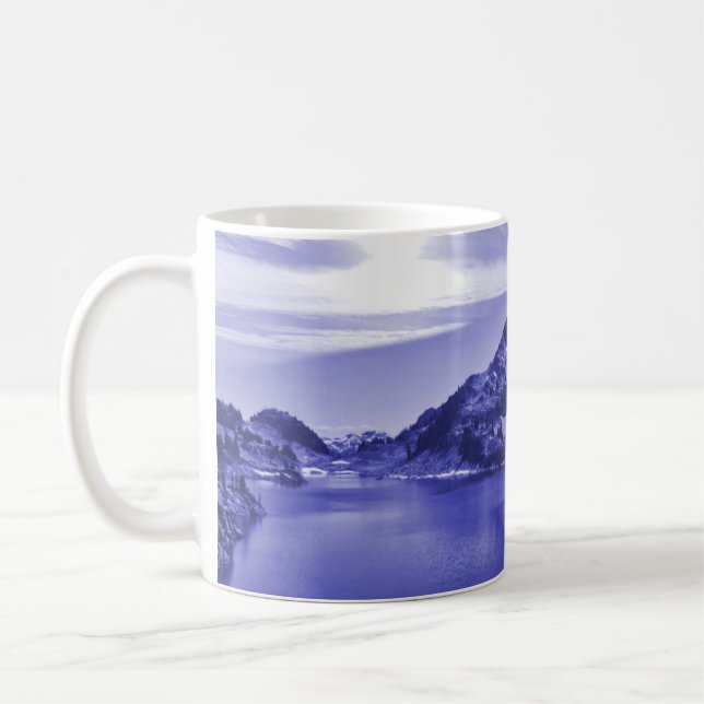 Montagnes dans l'Ouest du Canada Café Mug (Gauche)
