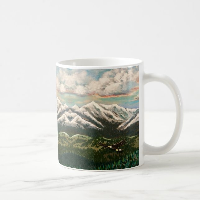 Montagnes de l'Oregon Mug (Droite)
