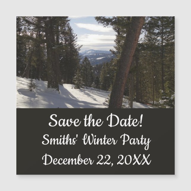 Montagnes Madison en hiver dans le Montana (Devant)