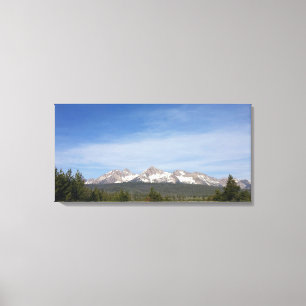 Montagnes Sawtooth Idaho Impression sur toile 32×1