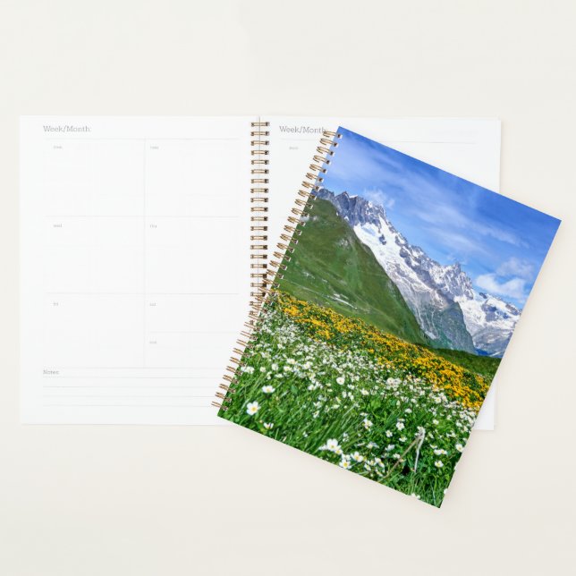 Montagnes | Swiss Alps Valley Spring (Devant avec enveloppe)