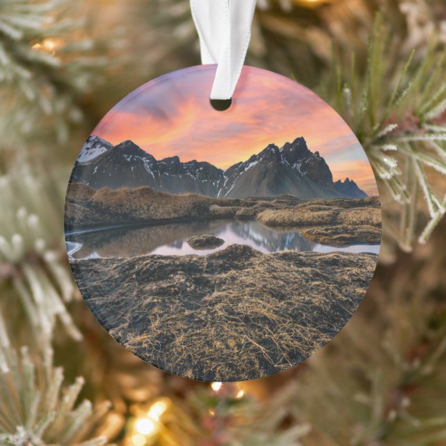 Montagnes | Vesturhorn Mountain Islande (Arbre)