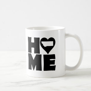 Montana Accueil Coeur État Mug ou Mug Voyage