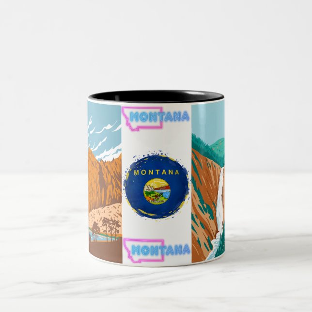 Montana Explorer Mug : Siroter avec courage Pittor (Centre)