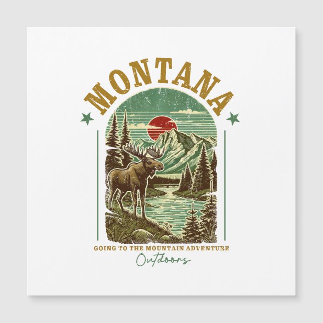 Montana Nature - Faune, Montagnes, Rivière (Devant)