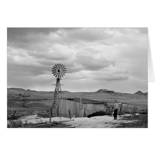 Montana Sheep Ranch, 1942 (Devant horizontal)